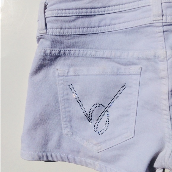 Bebe white denim shorts - Picture 5 of 8